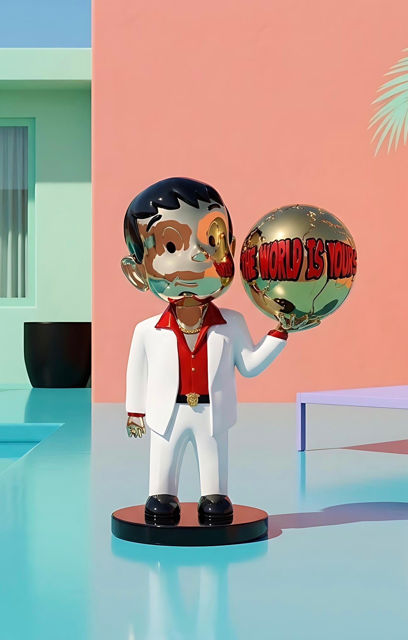 Escultura "El Chico Malo" Edición Richie Rich de 61 cm