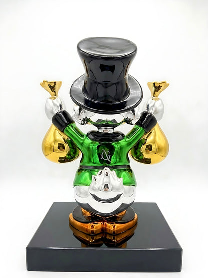 Escultura Pop Art de las Bolsas de Dinero del Multimillonario Scrooge McDuck - LV