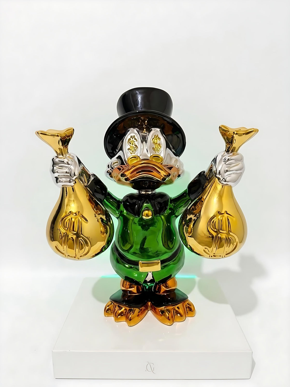 Escultura Pop Art de las Bolsas de Dinero del Multimillonario Scrooge McDuck - LV